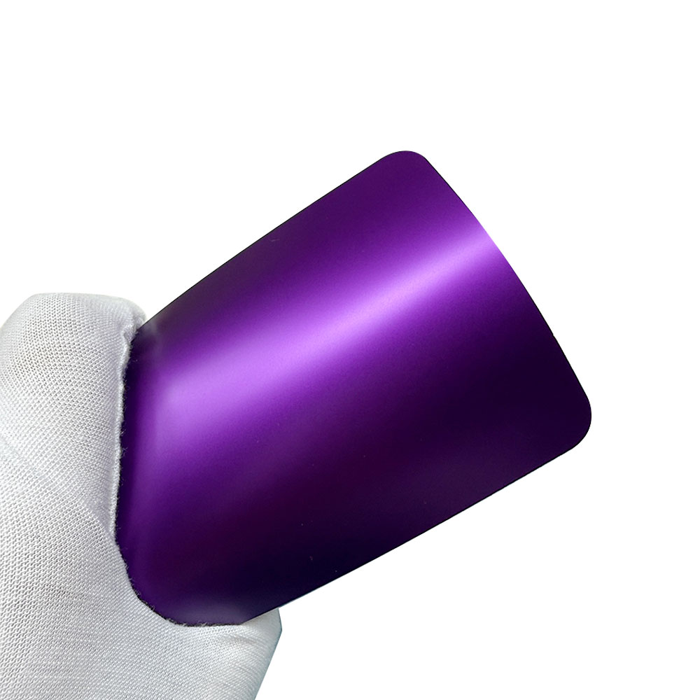 Matte Chrome Metal Grape Purple